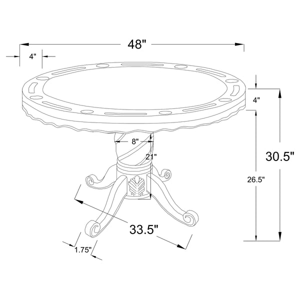 Turk 5 Pc Game Table Sets