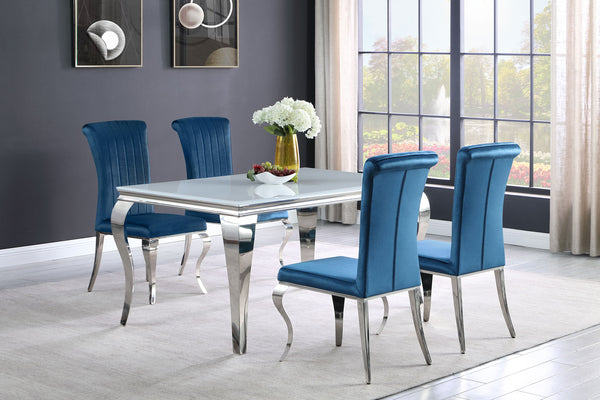 Carone 5-piece 61" Rectangular Dining Set