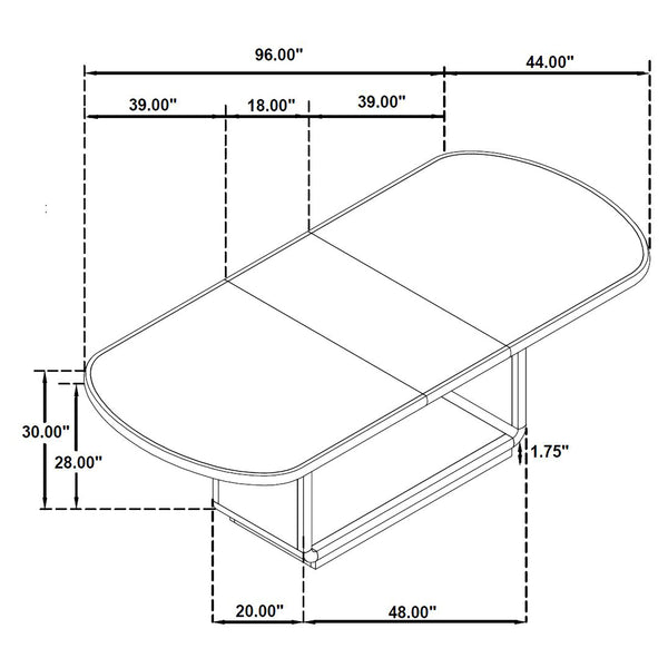 Leandro Extension Dining Table