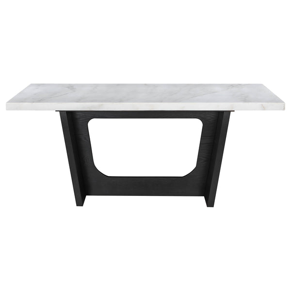 Sherry Rectangular Marble Top Dining Table set