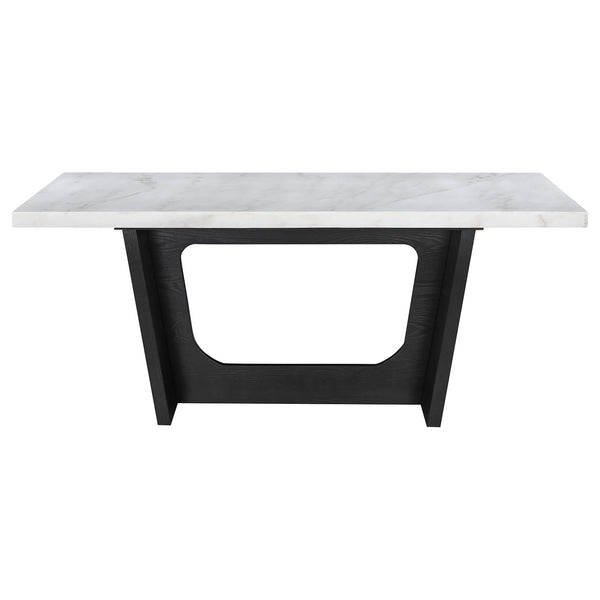 Sherry Rectangular Marble Top Dining Table set