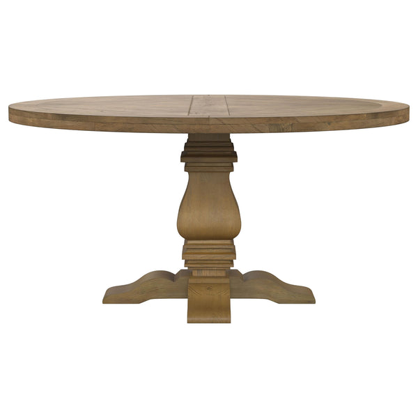 Florence 5-piece Round Dining Table Set Rustic Honey