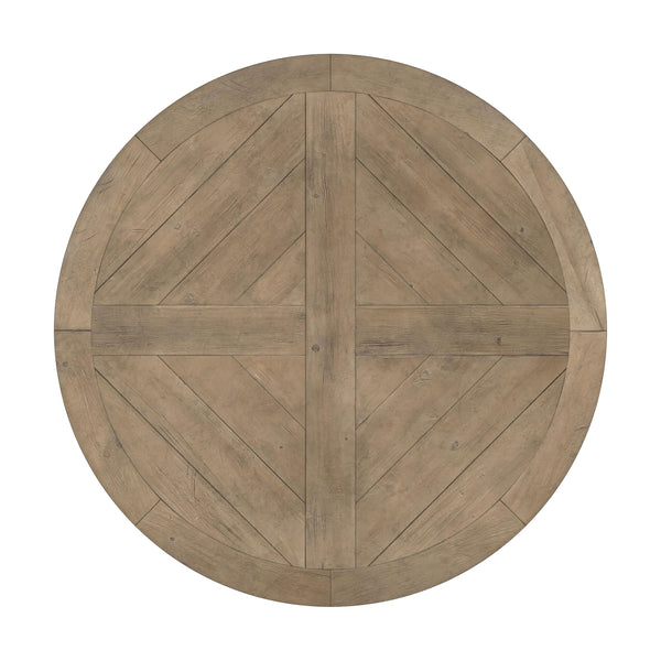 Florence 5-piece Round Dining Table Set Rustic Honey