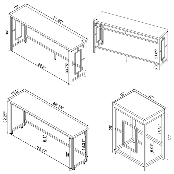 Jackson 5 Pc Counter Height Dining Set