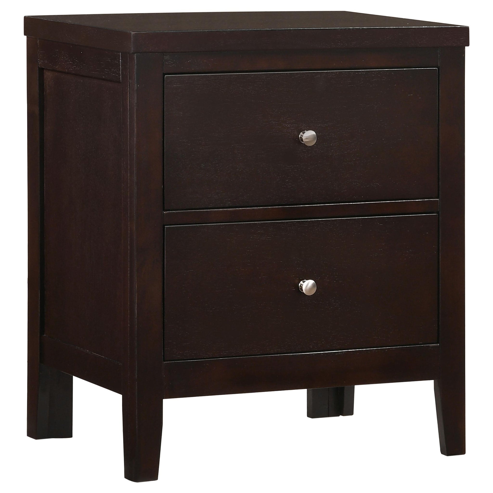 Carlton 2-drawer Rectangular Nightstand Cappuccino image