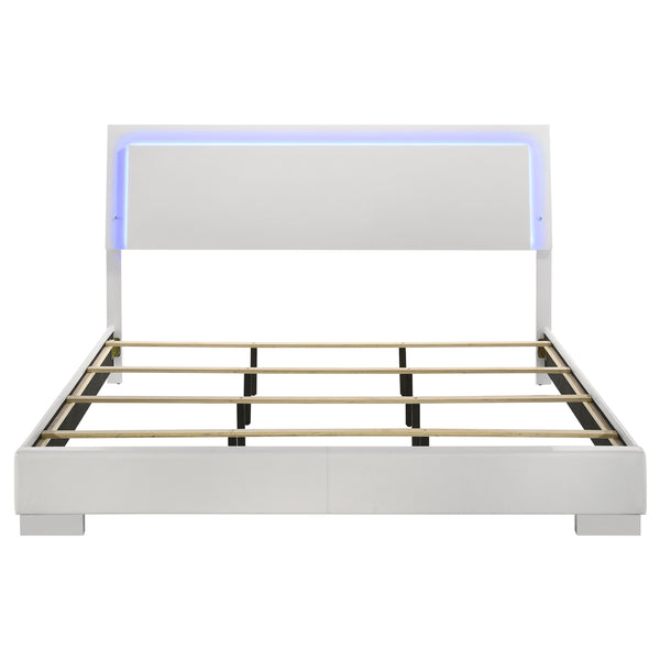 Felicity Panel Bed with LED Lighting