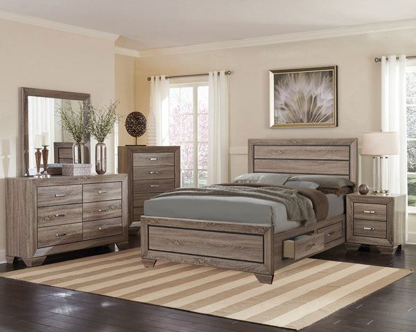 Kauffman Panel Platform Storage Bed