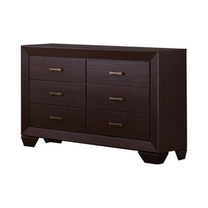 Kauffman 6-drawer Dresser Dark Cocoa image