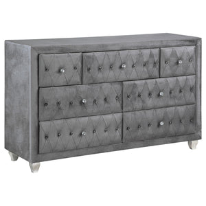 Deanna 7-drawer Rectangular Dresser Grey image