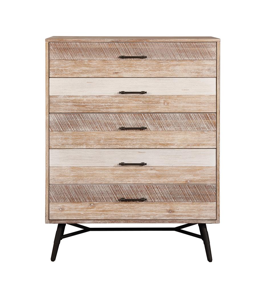 Marlow 5-drawer Chest Rough Sawn Multi image