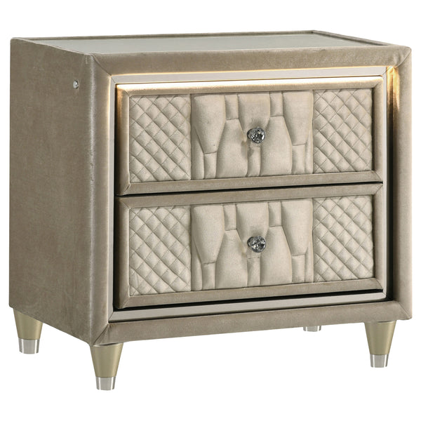 Lorient Nightstand with LED Lighting