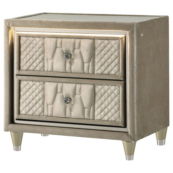 Lorient Nightstand with LED Lighting