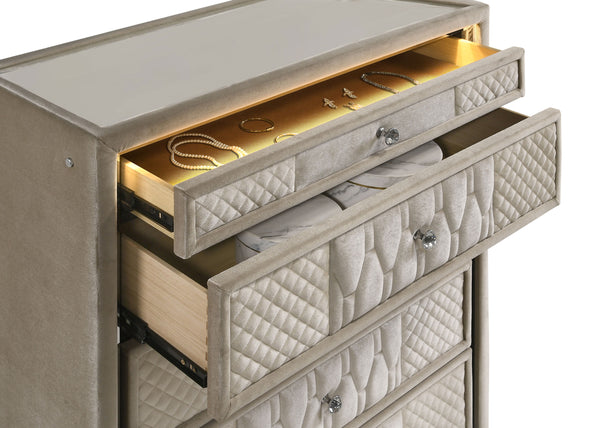 Lorient Chest of Drawers with LED Lighting