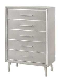 Ramon 5-drawer Chest Metallic Sterling image