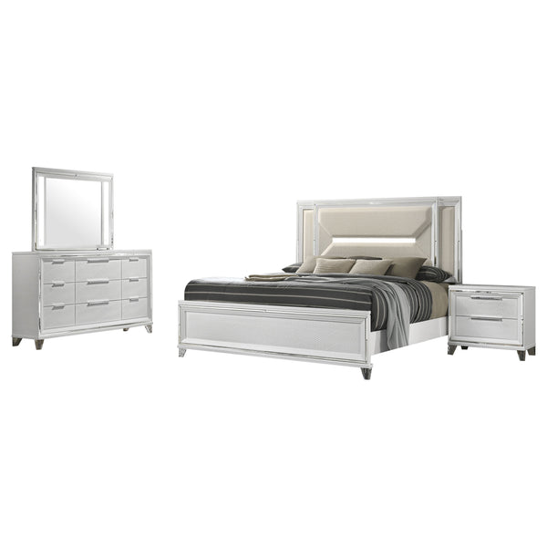 Marmore 4 & 5 Pc E.king, Cal.king, & Queen Bedroom Set