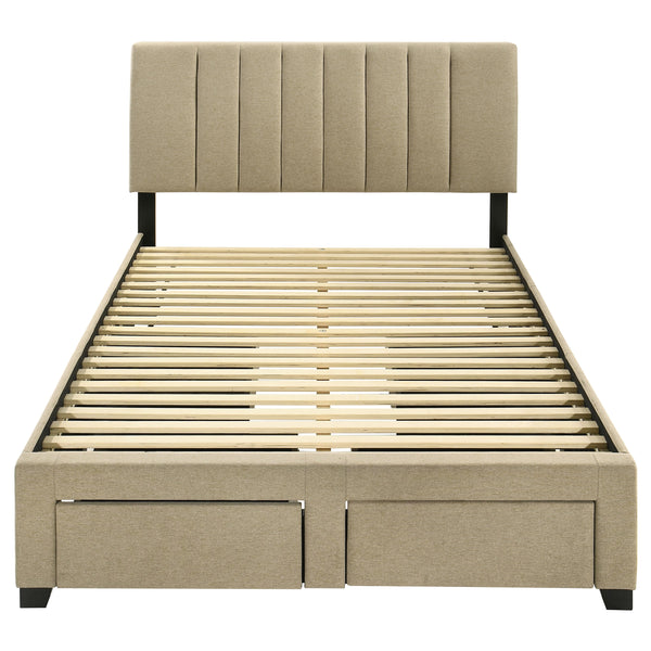 Wheatland Panel Platform Storage Bed