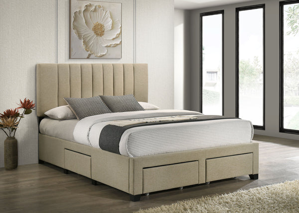 Wheatland Panel Platform Storage Bed