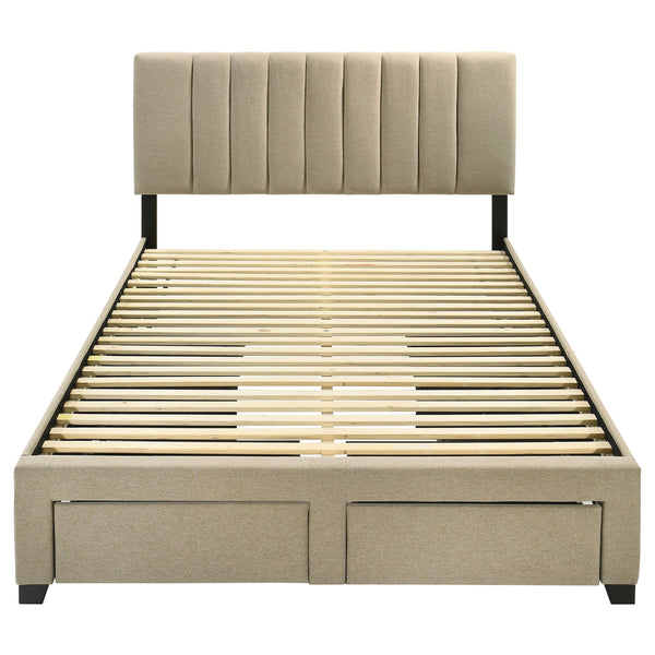Wheatland Panel Platform Storage Bed