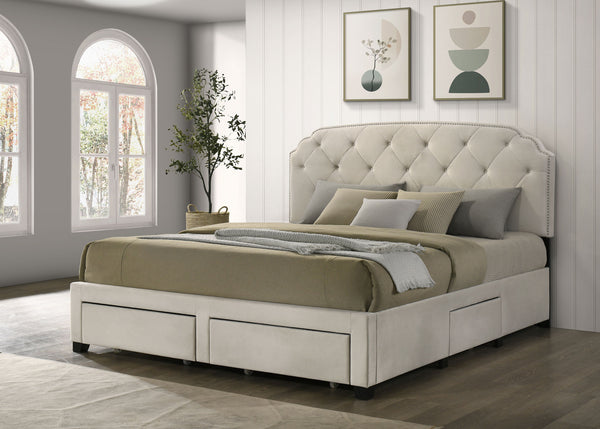 Marianna Panel Platform Storage Bed