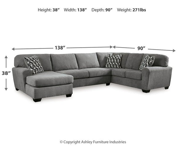 Birkdale Court Sectional with Chaise