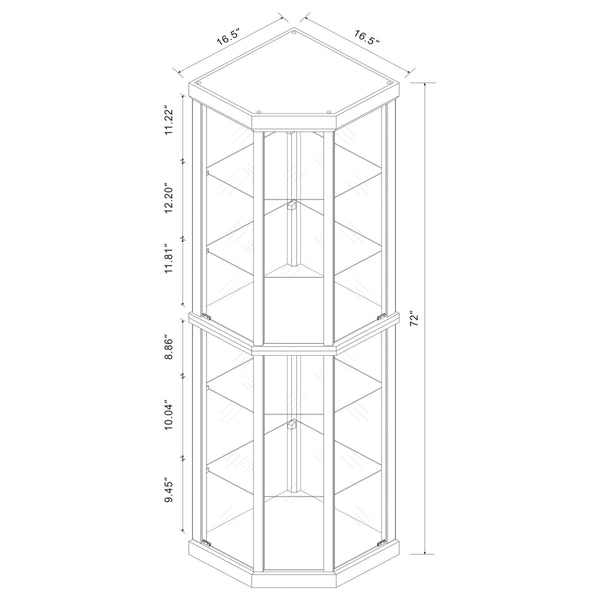 Appledale Curio Cabinet