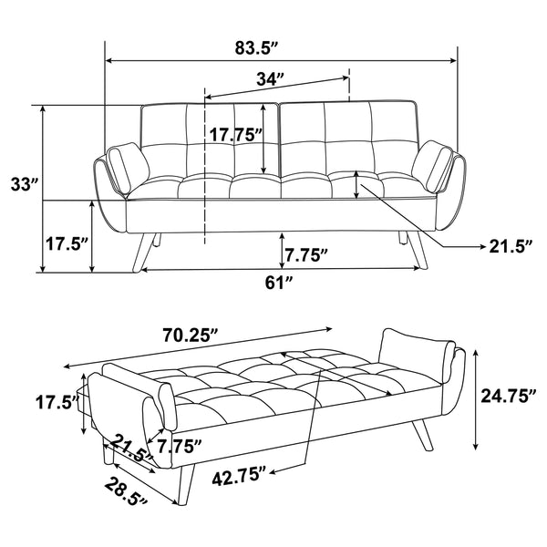 Caufield Convertible Sofa Bed