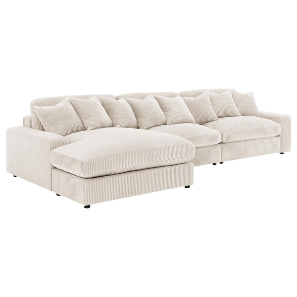 Blaine Upholstered Reversible Chaise Sectional Sofa