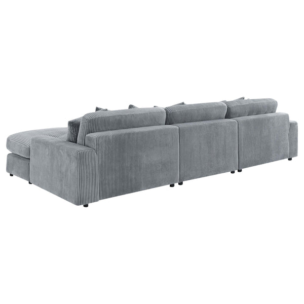Blaine Upholstered Reversible Chaise Sectional Sofa