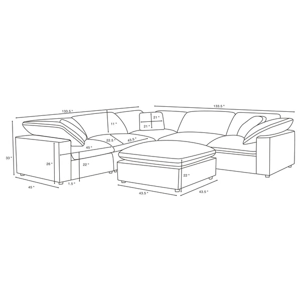 Raleigh Modular Sectional Sofa