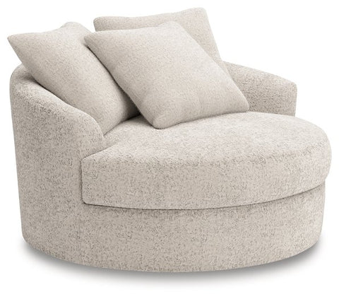 Cuddle Plush Oversized Swivel Accent Chair