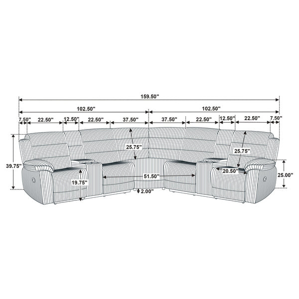 Atkinson Reclining Sectional Sofa