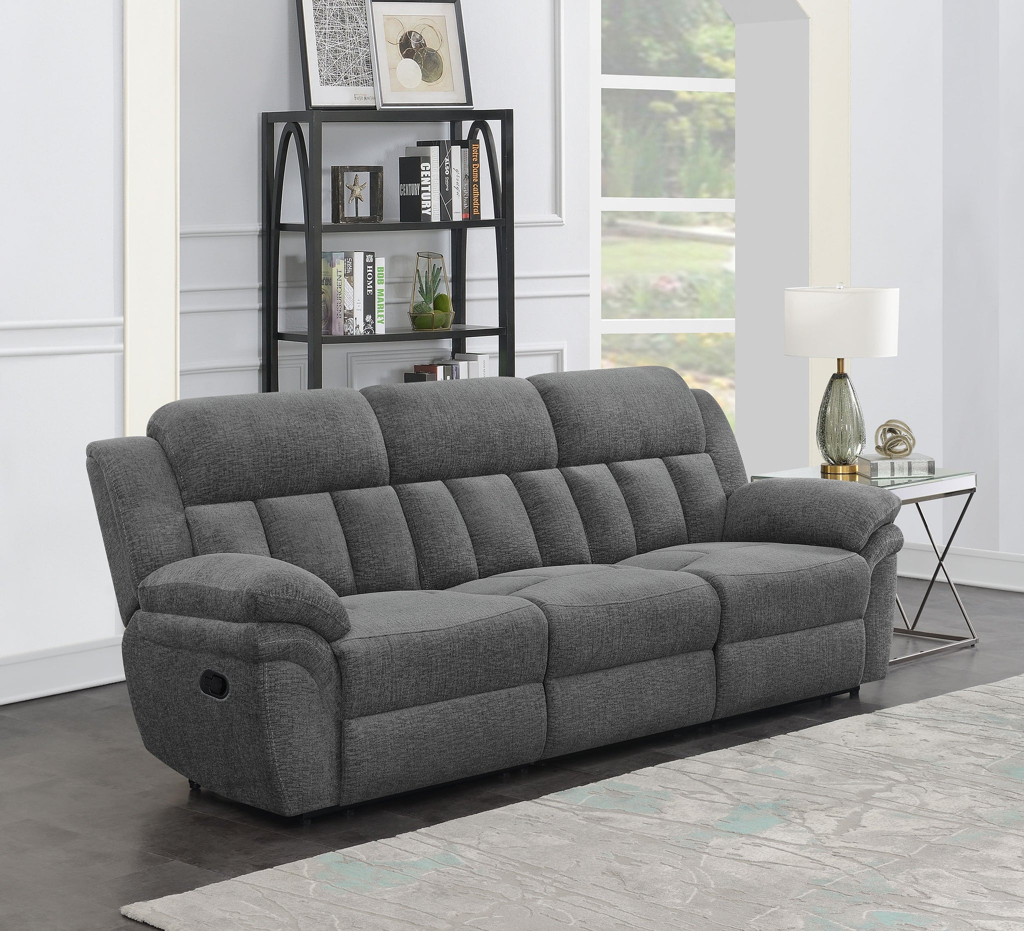 Bahrain Upholstered Motion Sofa Charcoal image