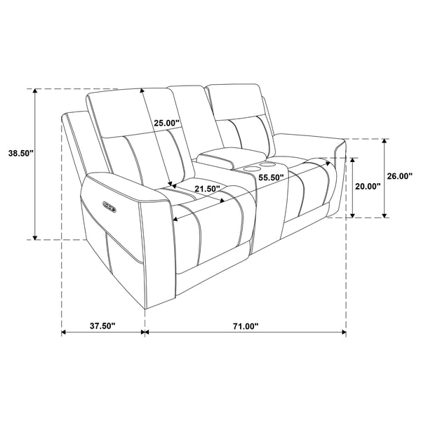 Kennett Power Reclining Sofa Set