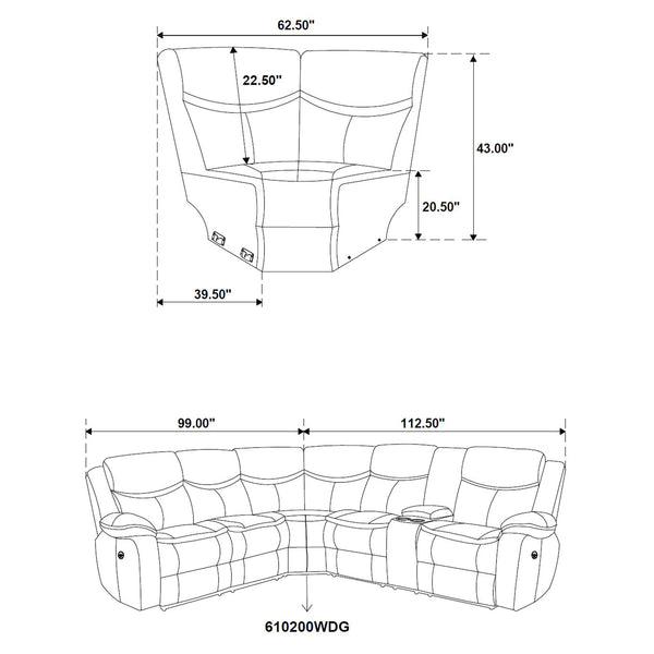Sycamore Reclining Sectionals