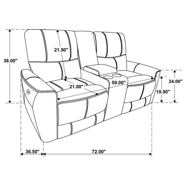 Greenfield Power Reclining 2 Pc Set