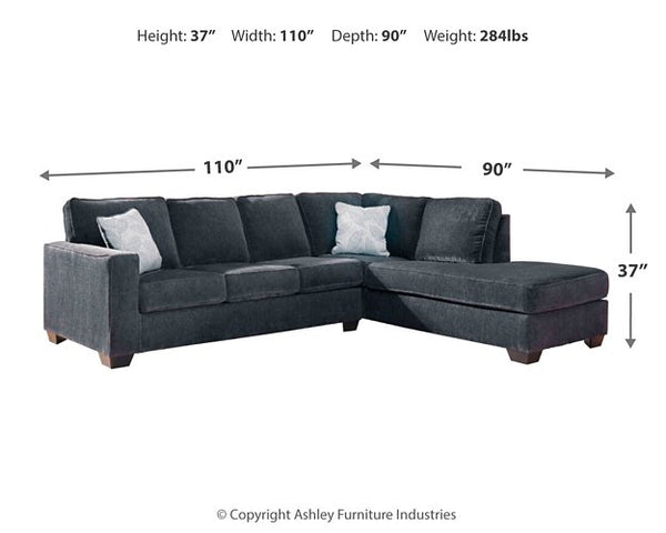 Altari Sleeper Sectional with Chaise