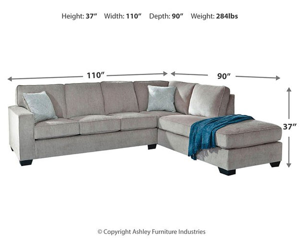 Altari Sleeper Sectional with Chaise
