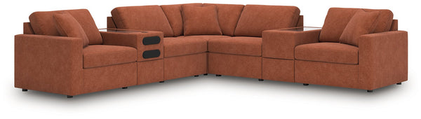 Modmax Balanced Sectional with Audio and Storage Consoles