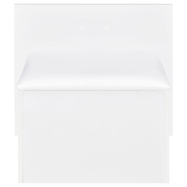 Flora Makeup Vanity Table with LED Mirror and Stool