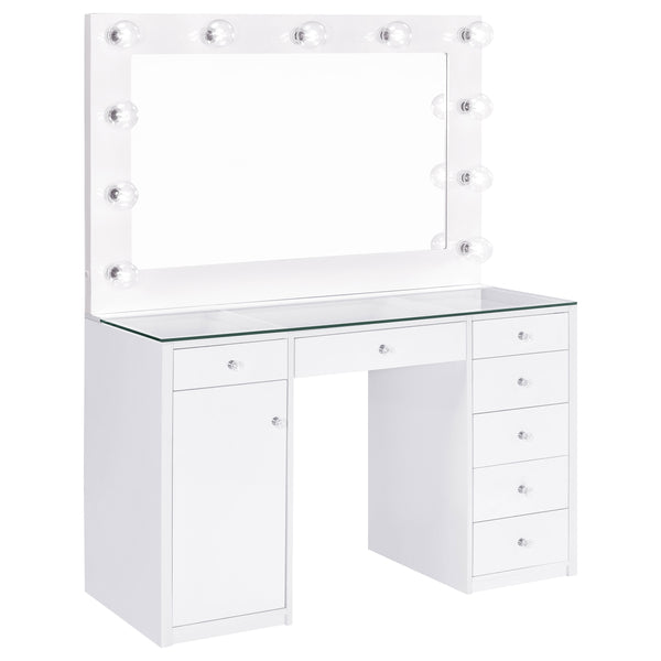 Acena Makeup Vanity Table with LED Mirror