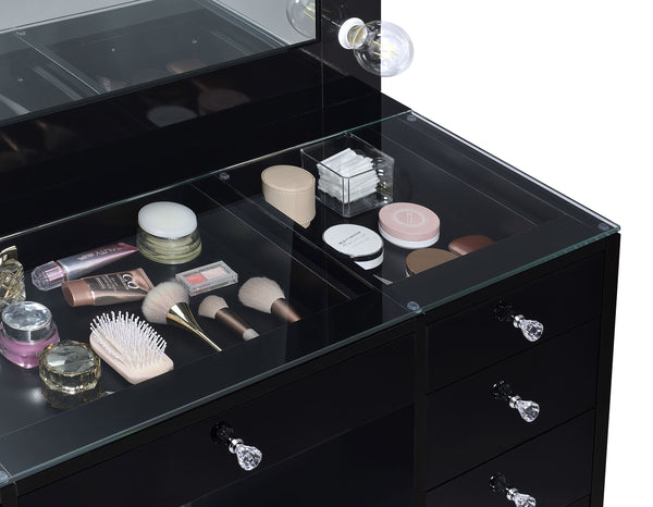 Acena Makeup Vanity Table with LED Mirror