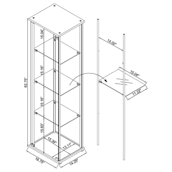 Bellatrix Curio Cabinet