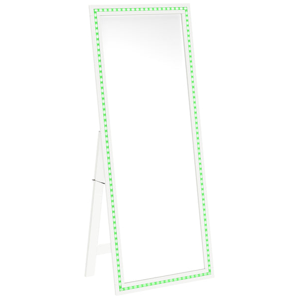 Windrose Standing Mirror with LED Lighting