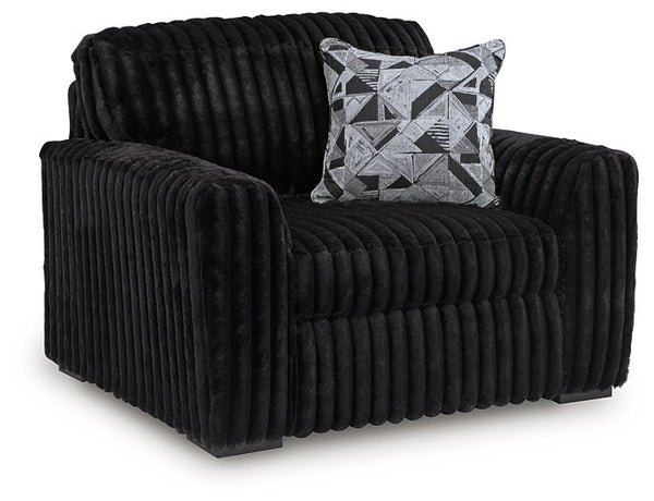 Midnight-Madness Oversized Chair