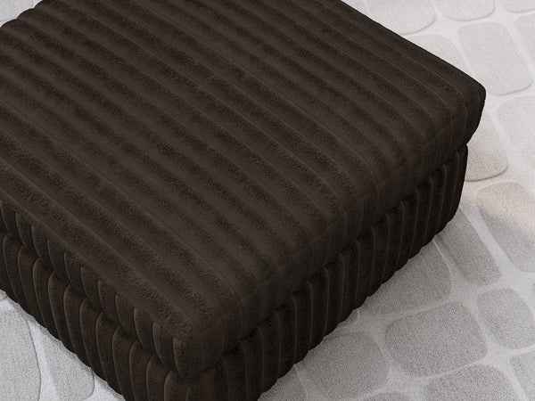 Midnight-Madness Oversized Accent Ottoman