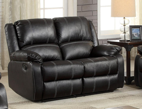 Acme Furniture Zuriel Motion Loveseat in Black 52286 image