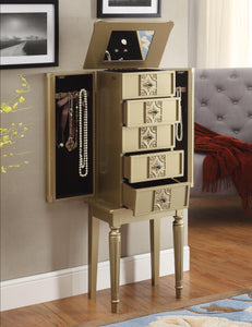 Tammy Gold Jewelry Armoire image