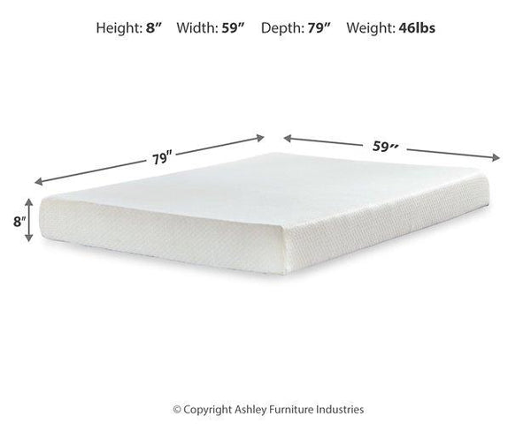 Chime 8 Inch Memory Foam Mattress in a Box