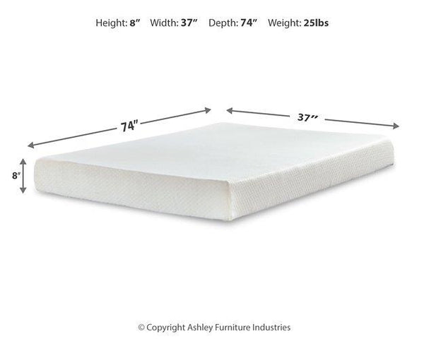 Chime 8 Inch Memory Foam Mattress in a Box
