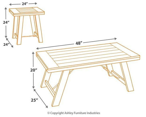 Noorbrook Table (Set of 3)